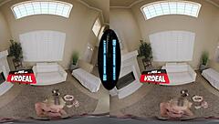 Skylar Storm's Pigtail Roommate Pays Rent with Cute Pussy and Blowjob