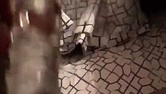 her smooth pussy throbs with toy pleasure and loud moans