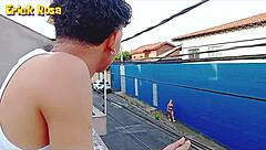 POUNDING HOT BRAZILIAN MILF'S HUGE ASS AND TITS IN BEDROOM