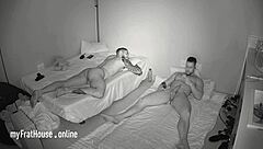 Bodybuilder Hunk Caught Jerking Monster Cock on Hidden Cam