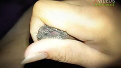 Indonesian amateur strokes cock close-up in homemade clip