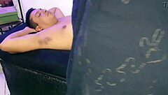 i luv this pale arab girl's pink pussy in steamy massage play...