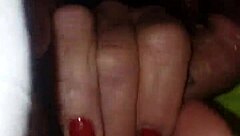 my ol lady drops to her knees sucking me off while young boo boo watches her swallow every drop