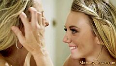 classy teen beauty eats out dyke stepmom's pussy fully