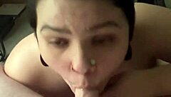 hot homemade blowjobs end with deep cumshots in mouths and on faces