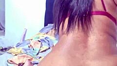 check out this big ass latina teen gaping her hole on thick cock