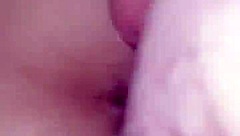 stretching wife's tight asshole with anal creampie cumshot