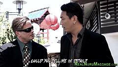 Nuru Masseuse Gulps Down Every Drop Of Hot Jizz After Hardcore Handjob Fuck!