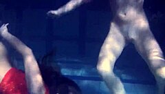 hey lilia mihalkova natalia kupalka dive into underwater pussy play