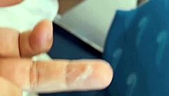 This Vietnamese teen's wet pussy gets fingered hard mid-flight by me on plane