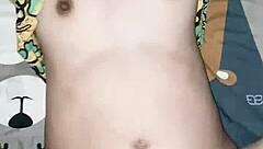 Young pregnant Asian mom takes coworker's big cock creampie in dorm room