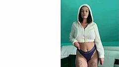 Get spanked hard by big tits milf mistress into total submission