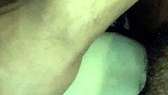 amateur girl hops on monster cock for dirty homemade fuck right on time