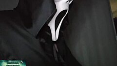 dream or panic with this milf mommy on halloween night flashing her big ass and pussy?