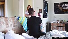 oops virgin teen student nearly busted mid classroom fuck