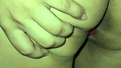 i rub my wet pussy then head to room for big cock anal creampie fuck part one