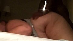 Chubby slut bent over takes monster big black cock rough doggystyle