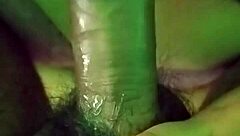 curvy latina milf kneels eagerly awaiting thick cum shots in her mouth