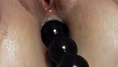 bold ass vibe sends housewife squirting in orgasm