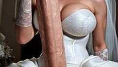 Large Wedding Trans Cock Fucks Scarlet Witch in Cummy AI Hentai