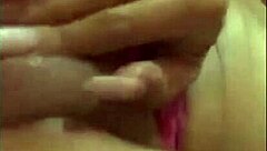 This latina beauty grabs her dildo and masturbates solo in her cozy little home.