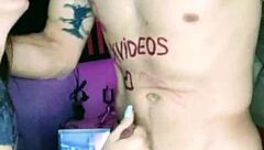 a sexy verification video unfolds with teasing glimpses and hot action buildup