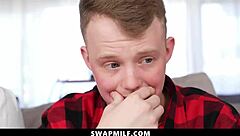 imagine stepmoms swapping stepsons for a steamy foursome orgy finale