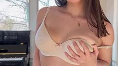 i love teasing my huge natural tits for you