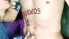 a sexy verification video unfolds with teasing glimpses and hot action buildup