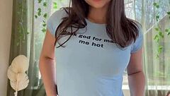 i love teasing my huge natural tits for you