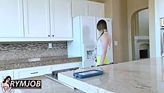 Niki Snow Stepdaddy Rimjobs Her Wet Pussy Before Rough Doggystyle Fill