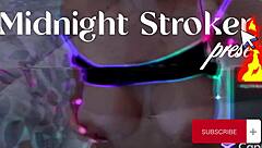 chubby hairy nympho moans to fat orgasm on sofa