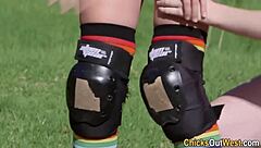 i'm shakin cuz this aussie teen 18+ eats my hairy pussy so deep