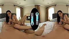 round booty brunette creams hard on monster cock pov with wet blowjob and hardcore pounding 💦🍑