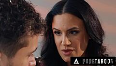 Lonely Penny Barber milf tempts neighbor boy for deep creampie thrill