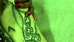 ebony teen licks super hairy pussy seductively