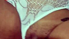 Damn, my Latina girlfriend begs for raw fucking and creampie inside her big tits!