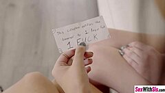 18yo lexi lore sucks stepbro's dick then shares with dirty friend harmony wonder😈