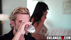 petite jena larose squirts milk while taking hardcore ass pounding pov