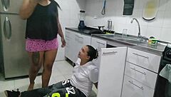 I hired a plumber to check pipes but he ended up pounding my big ass hardcore