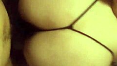 that bbw latina milf cupcake struts in her sexy thong showing off curves