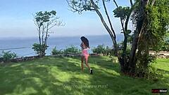 Caught Katty West? Taught with Public Sex Lesson