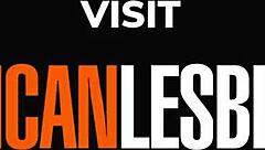 ebony babe sits big black booty on face for wet pussy licking kiss