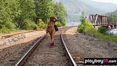 imagine anna katarina stripping naked outdoors strumming her guitar sexy