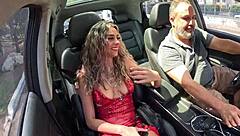 brazilian teen morganita offers tight asshole bareback in sao paulo street car