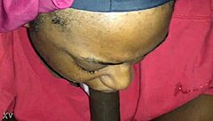 SLOPPY DEEPTHROAT GAGGING on BIG BLACK COCK Choking Her Throat