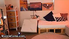 Thicc teen's juicy ass bounces wildly on huge dildo!