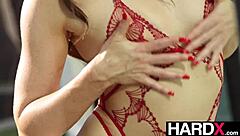 katrina colt and ella reese grind clits licking in fiery lingerie