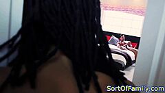 Ever see ebony stepdaughter take doggystyle pussy pounding?