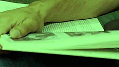 Blonde Anna Joy in fishnets rides cock then gets shaved pussy facial